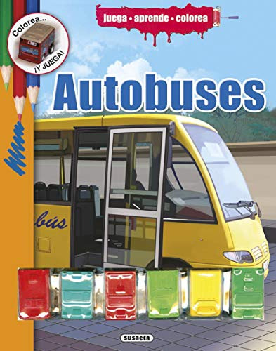 Autobuses -colorea Y Juega-