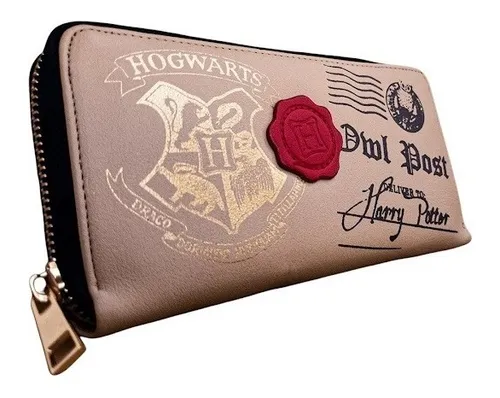 Billetera Mujer Carta Harry Potter Dama Grande Tarjetero