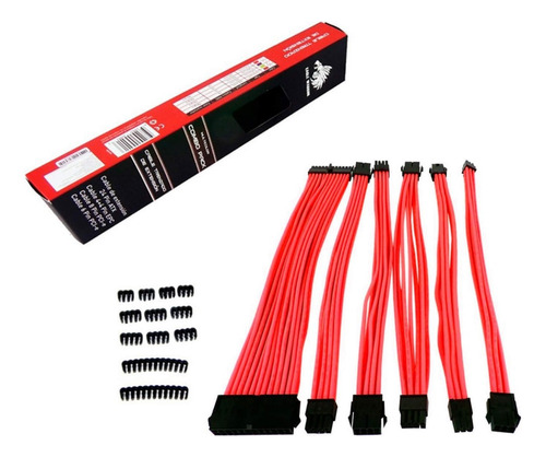 Eagle Warrior  Kit Extension Cable /psu Rojo