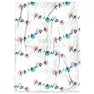 Friends Bubbles Throw Blanket - Measures 50 X 70 Inches...