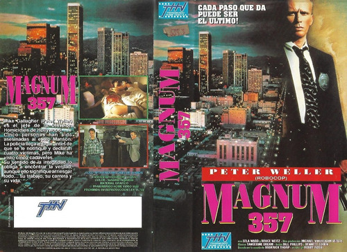 Magnum 357 Vhs Peter Weller David Caruso Rainbow Drive 1990