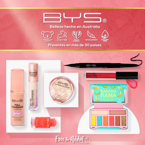 Base de maquillaje líquida Bys Cosmetics Full Coverage BY366-CO/LFEFCN Full Coverage BYS Cosmetics tono natural beige - 30mL 50g