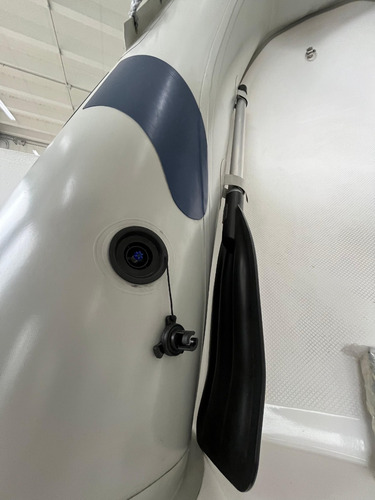 Bote Inflavel Zefir Wind F 200 - Cinza Com Azul