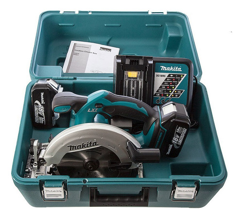 Sierra Circular Inalambrica Makita 5 3/8 18v 2bat Cargador