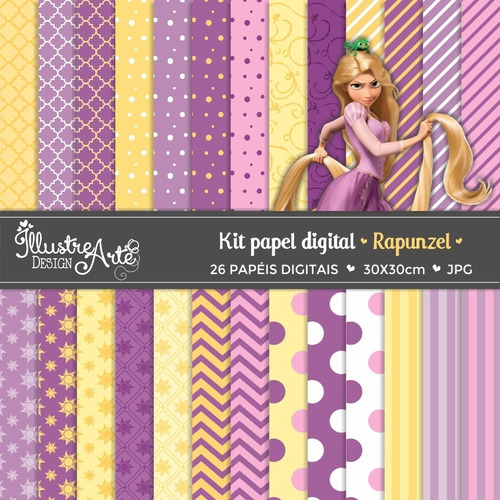 Kit Imprimible Scrap #03 - Rapunzel