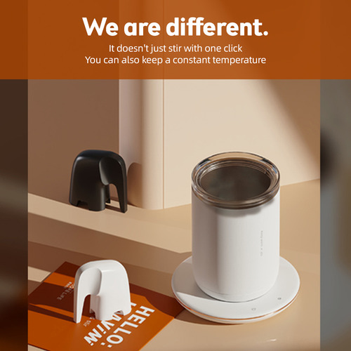 Taza De Café 2 En 1 Con Agitación Automática Y Temperatura C