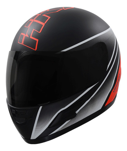 Casco para moto integral Vertigo HK7  rojo mate talle M 