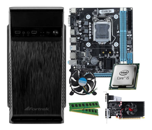 Pc Cpu Intel I5 3470 Placa H61 Ssd 240gb 16gb  Gt 610