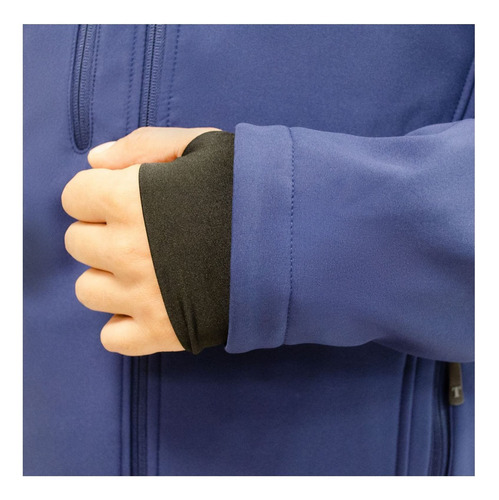 Chaqueta Softshell Rhelmu Hombre Azul -08520