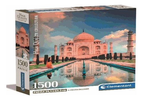 Puzzle 1500 Piezas Compact - Taj Mahal - Clementoni - Dg