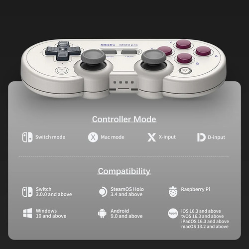 Gamepad Y Joystick De Control Inalámbricos Para Nintendo Swi