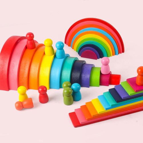* Juguetes Educativos De Madera Montessori Para Niños Y