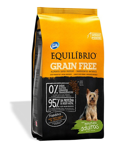 Equilibrio Adulto Grain Free Raza Pequeña 7.5 Kg