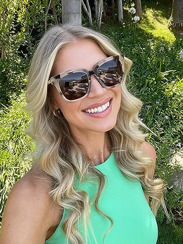 Diff Bella Gafas De Sol Cuadradas Extragrandes Para Mujer Pr