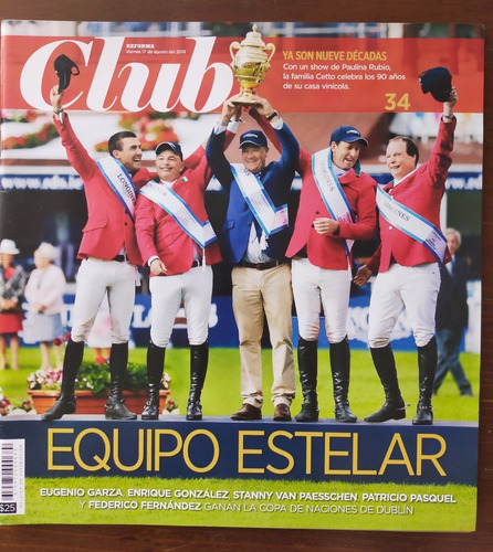 Revista Club 2018 Eugenio Garza, Enrique González Copa Dubli