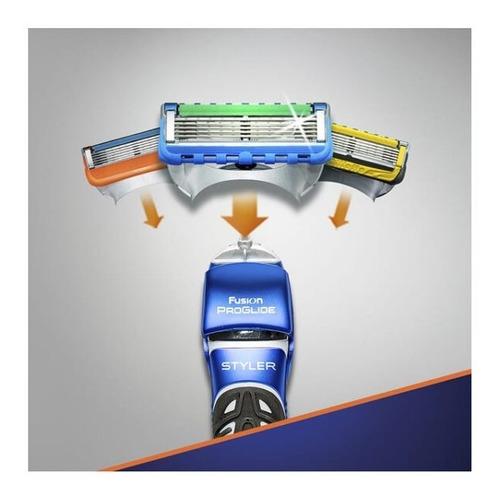 Imagen 3 de 3 de Kit Gillette Máquina De Afeitar Styler 3 En 1 + 1 Cartucho