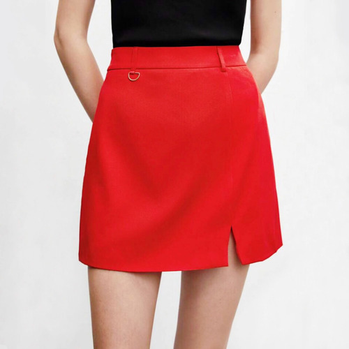 Falda Roja Mini Corta