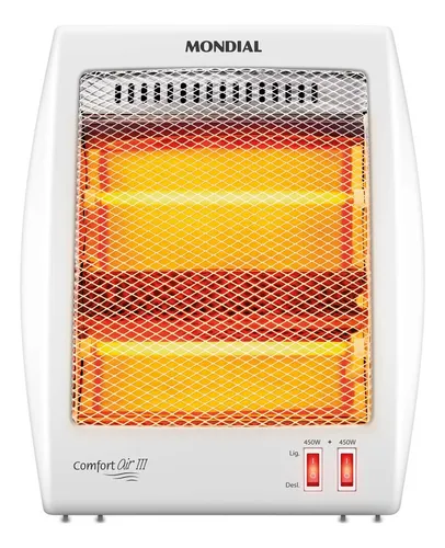 Aquecedor Quartzo Comfort Air III Mondial Branco 900W A-16