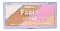 Comprar Paleta De Bronzer Rubor Iluminador Feels Mood Ruby Rose