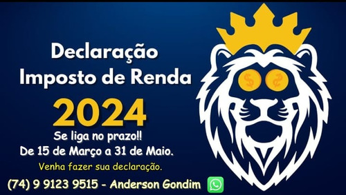 Declaração De Imposto De Renda 2024