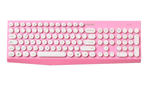 Teclado+mouse Wireless Philips Spt6323p Pink