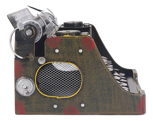 Decoração De Modelo De Máquina De Escrever Retrô Vintage, Re
