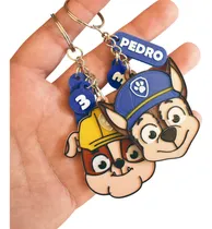 Comprar Llaveros Paw Patrol Souvenirs Cumpleaños X40 Personaliz