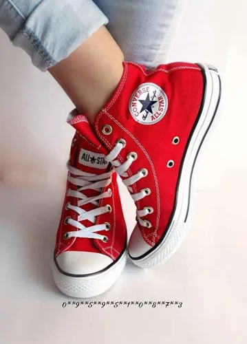 Converse rojas mujer clearance mercadolibre