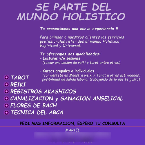 Tarot Reiki, Angeles, Se Parte Del Mundo Holistico