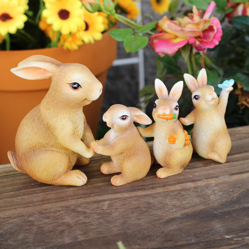 Decoraciones De De Pascua, Estatuas De Jardín Figuras En
