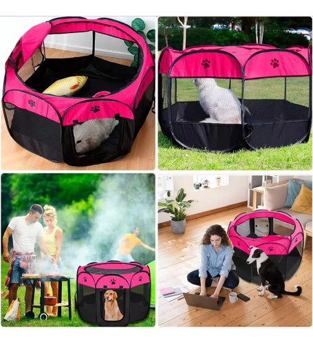 Corral Plegable Para Mascotas Talla Xxl Jaula Perros/gatos