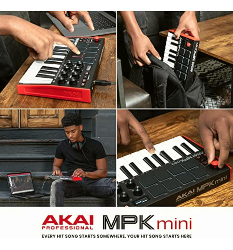 Akai Professional Mpk Mini Mk3 Teclado Controlador Midi Usb