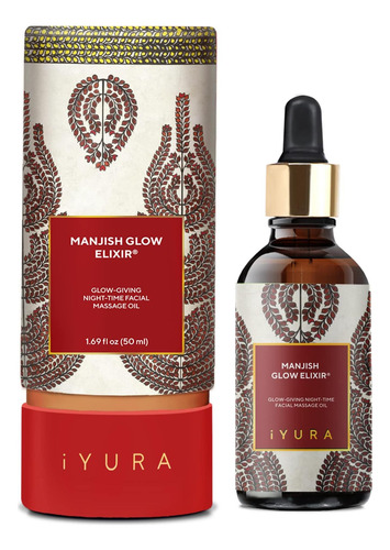 Iyura Manjish Glow Elixir: Humectante De Cara Tradicional El