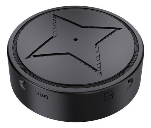 Localizador magnético GPS inalámbrico color negro