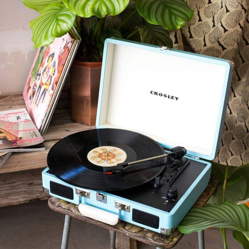 Tornamesa Crosley Tocadiscos De Vinyl Maletín Bluetooth