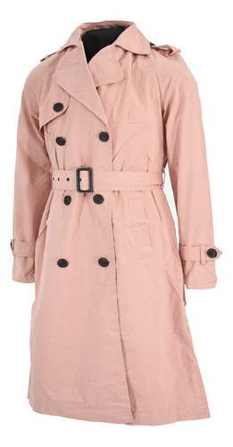 Imagen 5 de 7 de Campera Mujer Piloto Microfibra Impermeable Trench Yd 76213