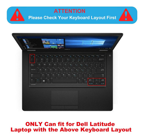 Funda Para Teclado Dell Latitude E5490 E5491 E5450 E5470 E74
