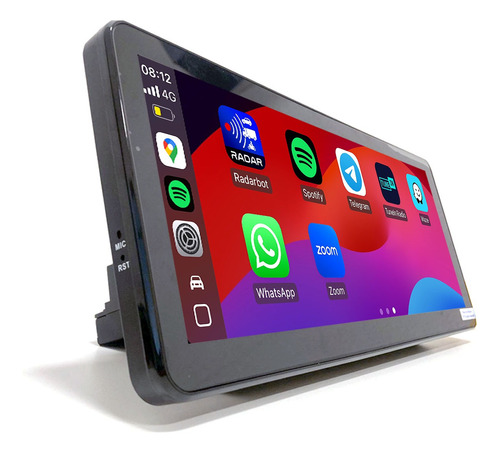 Multimídia Exclusiva Tracker 12.3 Android Carplay Sem Fio