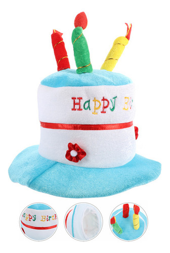 Gorro De Cumpleaños Para Niños, Gorro De Fiesta De Felpa