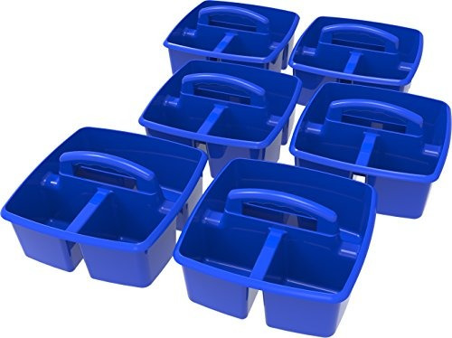 Storex Aula Caddie, 9,25 X 9,25 X 5,25  , Azul, Funda Para 6