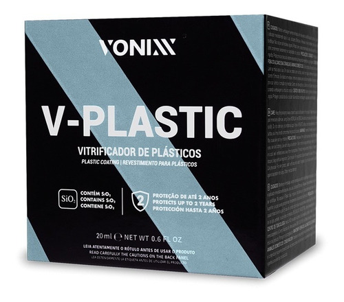 Vitrificador Plásticos V Plastic Vonixx Interno Externo 20ml