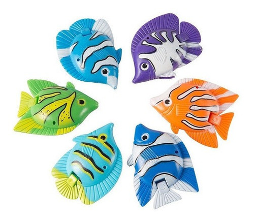 Imagen 4 de 8 de Juego Para Pileta De Atrapar Peces Con Red Mas 6 Peces Pesca
