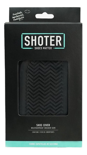 Cobertor De Calzado De Silicona Shoter Shoe Cover Negro