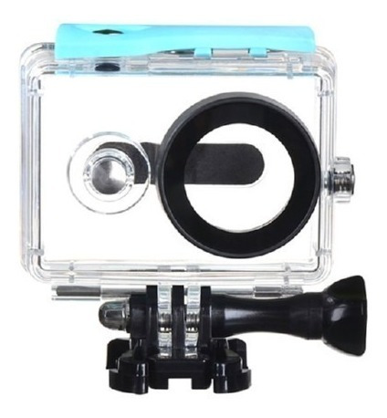 Caixa Estanque Câmera Xiaomi Yi 2k Waterproof Case Cor Azul