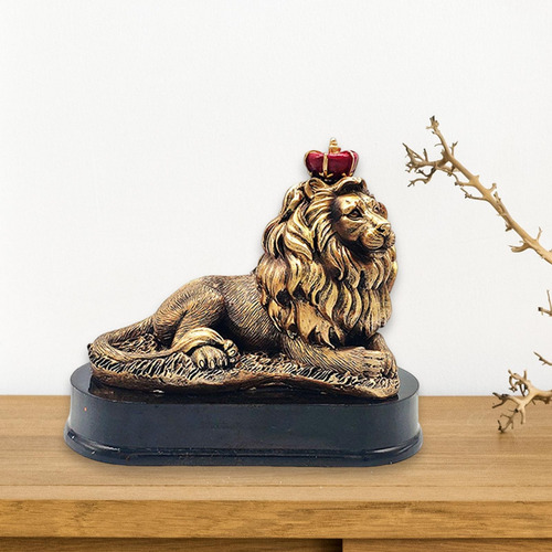 Estatua De León, Colección De Mesa, Tallas Decorativas De