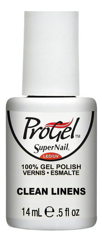 Esmalte Semipermanente Progel Clean Linens 14ml Supernail Color Blanco