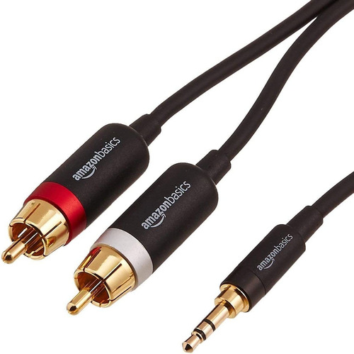 Cable Adaptador De Audio Estereo De 3,5mm A 2 Rca Macho 4.5m