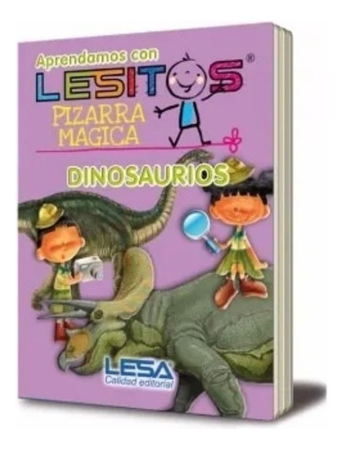 Libro Pizarra Magica Dinosaurios Jurassic Lesitos