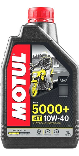 Óleo Motor Moto 4t Motul 5000 10w40 Semi-sintético 1 Litro