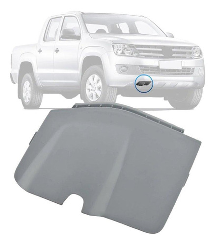 Tampa Reboque Para-choque Dianteiro Amarok 2010/2016 Primer